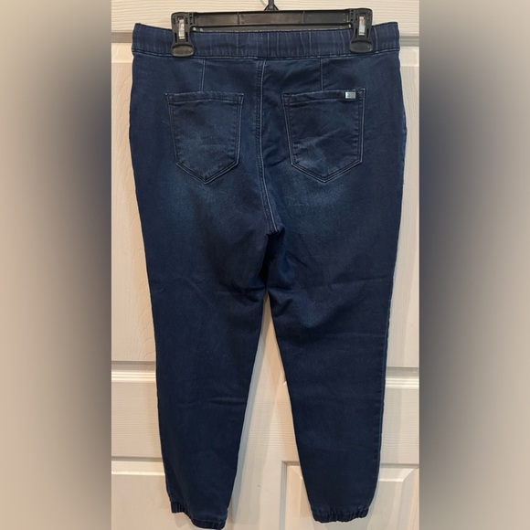 1822 Denim Women's Jogger Jeans with Stretch High Elastic Waist Rise Size 8 - Picture 2 of 8